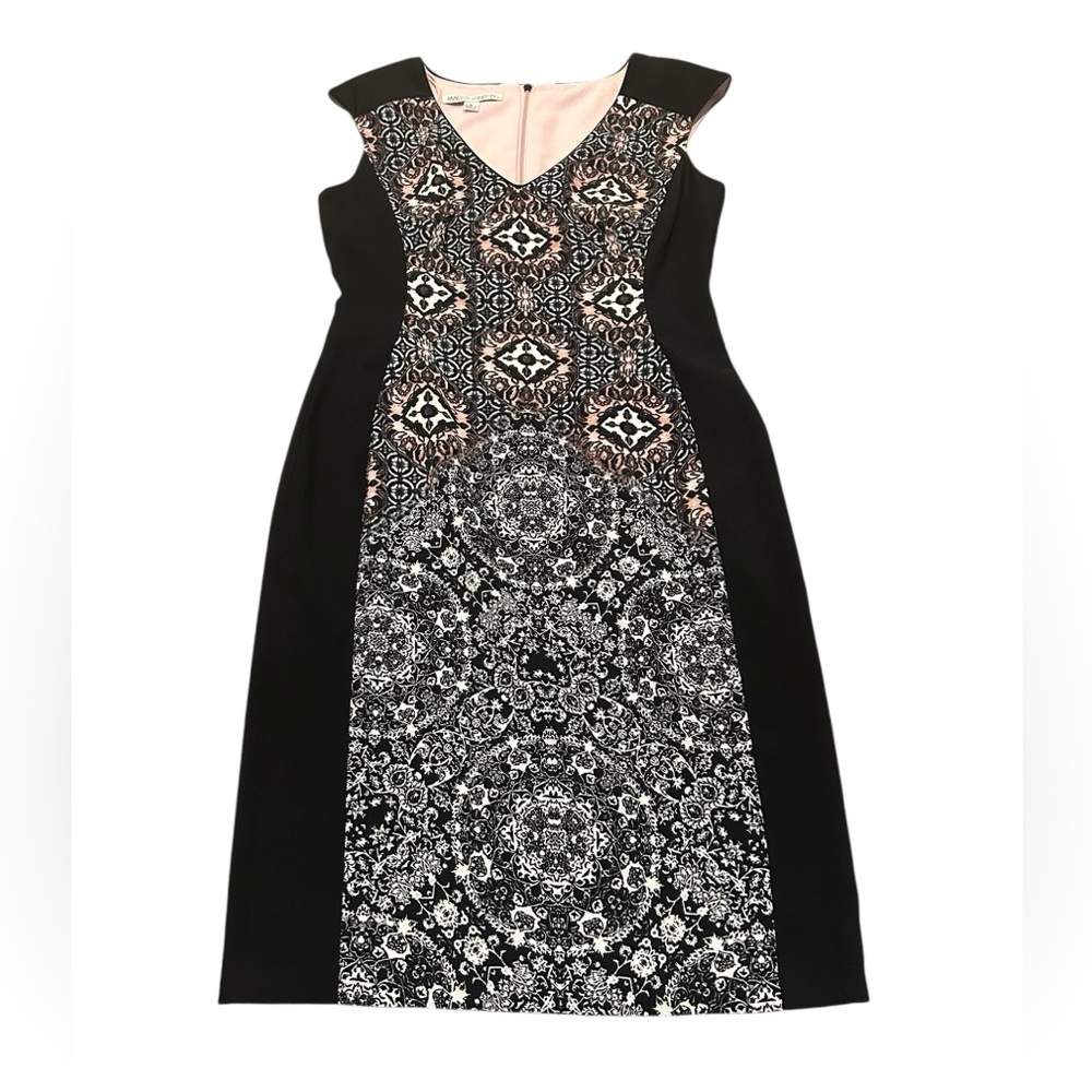 MAGGY LONDON contrast bodycon dress